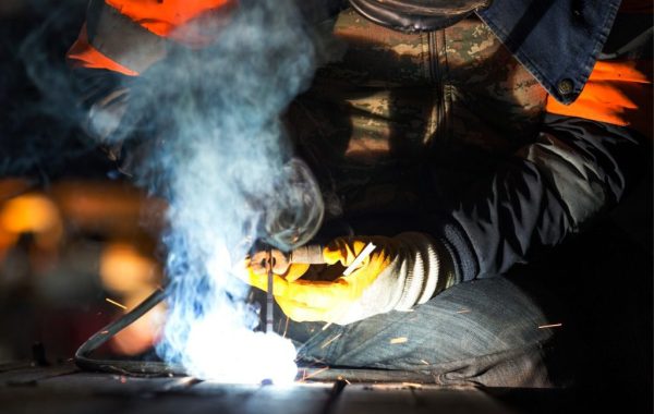 On-site welders providing detailed metal working services
